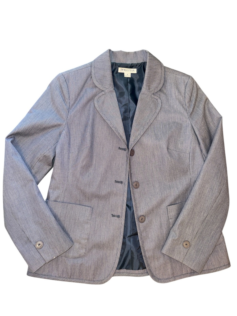 Vintage Pendleton Blue Pinstripe Blazer